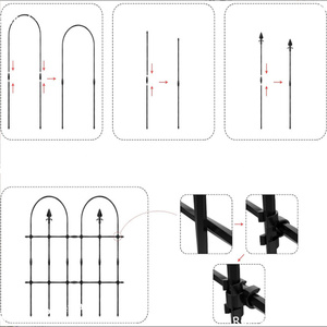 Enrejado De Jardin Para Plantas Trepadoras Al Aire Libre Soporte Para Rosas Clematides Y Cesped En Patios - Product Image 2