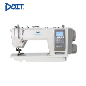 Macchina da cucire industriale computerizzata a punto annodato a letto piano DT D8-QB-D3 <span class=keywords><strong>con</strong></span> taglierina laterale e <span class=keywords><strong>raccoglitore</strong></span>, a trasmissione diretta, a singolo ago, nuova - Product Image 1