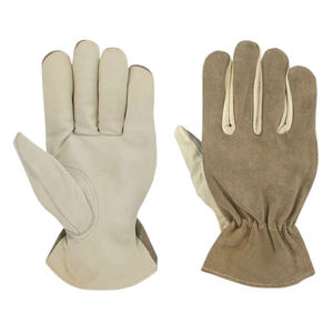 Guantes de Seguridad de Cuero Vacuno para Hombre, Precio de Fábrica, Guantes de Seguridad Industriales para la Construcción y Conducción - Product Image 5