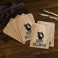 Emballage avec logo personnalisé sac en papier kraft blanc brun sac de livraison de nourriture