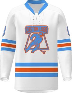 Custom Ice Hockey Jersey 2025 Sublimated Uniform Set Tackle Twill Stitched Pro Teamwear Pedidos al por mayor - Product Image 4