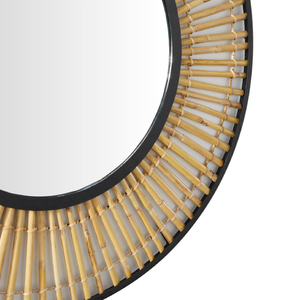 Nouvel arrivage de miroir décoratif mural en métal noir Design OEM personnalisé pour la maison Salle de bain Chambre à coucher Salon Verre - Product Image 3