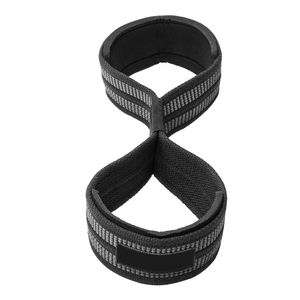 Soporte de muñeca figura cómoda y ajustable ocho correas más demandadas Venta caliente correas de levantamiento de pesas figura 8 - Product Image 6