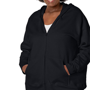 Suéter de invierno informal de talla grande para mujer, Sudadera con capucha 100% de algodón Tie Dye con mangas largas, Jersey coreano con cordón, logotipo frontal - Product Image 3