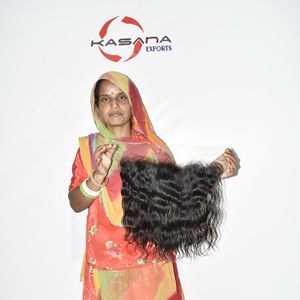 Extensiones de Cabello Humano Vietnamitas con Cutícula Alineada 13*6 HD Frontal, Sin Procesar, Color Natural Negro, Doble Trama a Máquina para Mujeres - Product Image 4