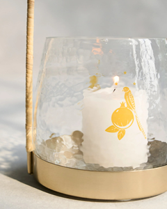 Décorations de chandeliers européens Dîner romantique aux chandelles Lumière dorée Bougeoirs de luxe en métal et verre - Product Image 3