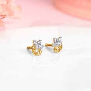 Pendientes de oro Twinkling Charisma Diamond - Product Image 2