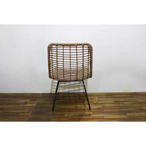 Comhome-Durable Rattan <b>Garden</b> <b>Bench</b> with Cushions and Built-in <b>Storage</b> for Comfortable Seating - Product Image 4