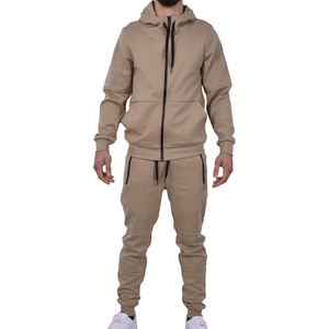Conjunto Deportivo de Gimnasio Behram International al por Mayor para Hombre, 100% Algodón, Trajes Deportivos con Logotipo Personalizado, Corte Regular, Ropa de Otoño - Product Image 1