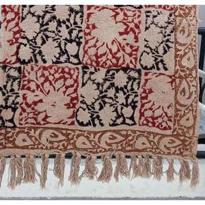 Throw Modern and Bagru Print Latkan Design <b>for</b> Home Decor and Outdoor Use - Product Image 2