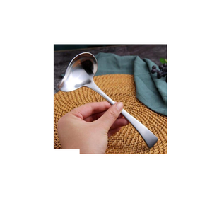 Dinnerware Steel Soup Spoon Stainless Steel Dinner Spoons for Kitchenware and Restaurants Serving Use for Sale - Product Image 6