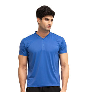 Vente en gros 100% coton T-shirts à boutons pour hommes haute qualité impression Logo graphique manches courtes votre propre marque pour l'été - Product Image 2