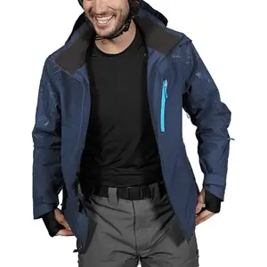 Alemão Comércio Camuflagem Premium Outdoor 4-Way Stretch Tecido Ski Jacket Expedition Parka Homens Casacos Para Homem
