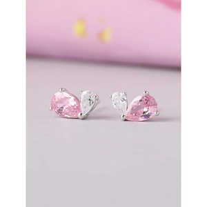 Pendientes de moda Toi Et Moi rosa para mujer - Product Image 2