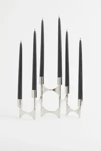 เชิงเทียนโลหะสำหรับตกแต่งบ้านมาแรงสำหรับส่งออกของตกแต่งบ้านเชิงเทียนของขวัญคริสต์มาสที่มีสำเนียง - Product Image 4