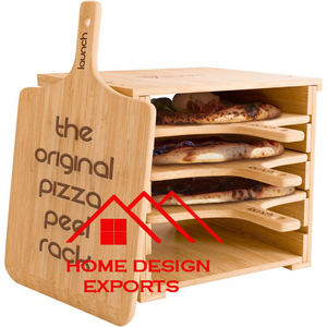 Soporte para Pizza de Madera de Mango para Servir Decorativamente en Restaurantes y Hoteles, el Más Vendido para Cocina - Product Image 4