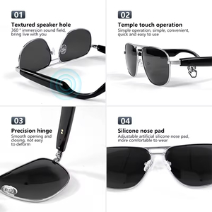 Lentes Inteligentes para Hombre con Asistente de Llamadas de Voz, Resistentes al Agua IPX5, Control Táctil, Navegación AR, Lentes de Sol para Exteriores - Product Image 4