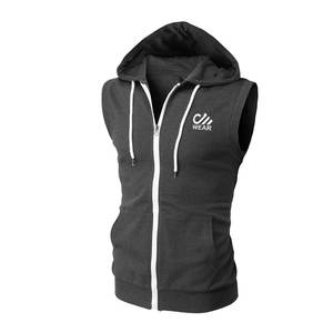 Sudadera con capucha sin mangas para hombre, novedad en venta, Sudadera con capucha para hombre, Sudadera con capucha sin mangas y logotipo personalizado - Product Image 1