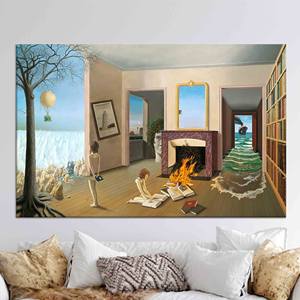 Modern Surreal Canvas Wall Decor - Printed Artwork for Elegant Spaces,<b>WRAPPED</b> CANVAS - Product Image 1