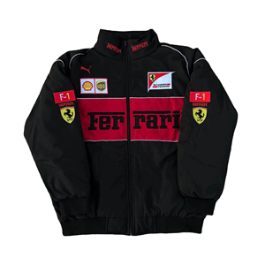 Traje de Carreras F1 Ferrier A169 Bordado, Casual, Manga Larga para Ciclistas y Motociclistas, Chaqueta para Motociclismo y Automovilismo - Product Image 1