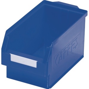 Contenedor de Almacenamiento de PE Azul, L350xW200xH200mm, Diseño GRID PLAN - Product Image 1