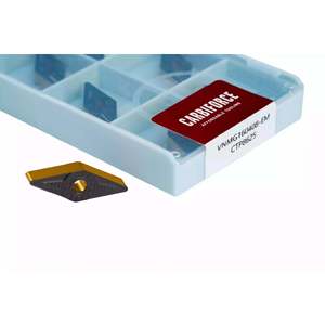 Outil de tournage interne et externe CARBIFORCE VNMG160408-EM CTP8625 pour pièce en acier inoxydable PVD et machine de tour revêtue - Product Image 1