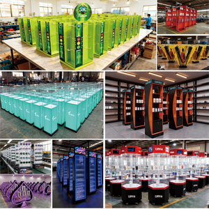 ชั้นแสดงบุหรี่แบบล็อคได้พร้อมลิ้นชักไฟ LED ตู้แสดงบุหรี่ยาสูบสำหรับร้านสูบบุหรี่ - Product Image 5