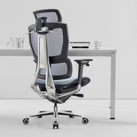 Chaise de bureau ergonomique réglable à dossier haut confortable pour la direction, le bureau à domicile