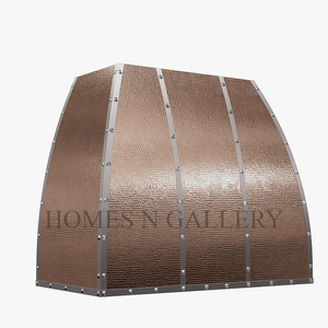 Hotte murale de cheminée en cuivre martelé de style antique, design personnalisé de haute qualité, dernier modèle, à prix abordable - Product Image 6