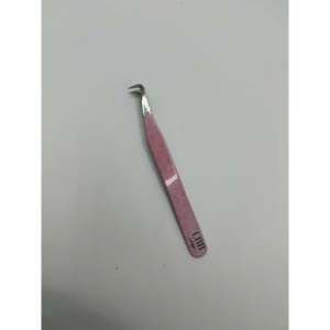 Pince à épiler en acier inoxydable à imprimé guépard rose - Product Image 2