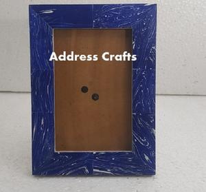 Unique Piece Black & White Resin Inlay Photo <b>Frame</b> for Wholesale High Quality <b>Frame</b> for Photos Hot Selling Custom Size Available - Product Image 5