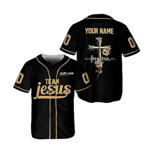 Best Selling Plus Size Baseball Jerseys Customizable with Names Patterns 3D Prints <b>Hip</b>-Hop Style Anti-Bacterial Quick Dry - Product Image 3