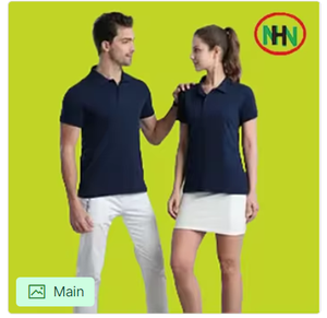 Camisas de Golf Casuales de Algodón 100% Tejido, Lisas y Personalizables para Hombre, 180g, con Bordado Personalizado al por Mayor - Product Image 4