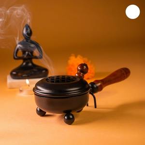 Diffuseur d'aromathérapie à domicile Brûleur d'encens décoratif pour charbon de bois et résine pour une utilisation automne hiver printemps - Product Image 3