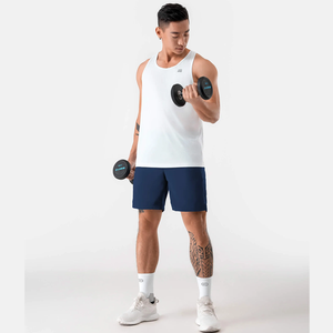 Heren Sneldrogende Spandex Bermuda Shorts Met Elastische Taille Geweven Sportieve Stijl Verborgen Zakken-Oem Service Beschikbaar - Product Image 1