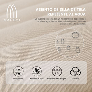 Idrorepellente e facile da pulire sedia con cerniera cuscini di 6 40x40x2 cm con cinghie di fissaggio cuscini del sedile categoria di prodotto - Product Image 2