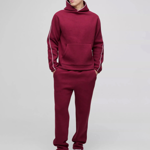 Survêtements pour hommes à séchage rapide, 100 % coton, avec logo personnalisé, pour la course à pied, le jogging en extérieur, ensemble léger. - Product Image 1