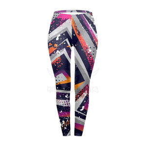 Yoga Fitness Gym Leggings de impresión 3D de alta calidad Pantalones de patrón sólido de peso ligero personalizados - Product Image 3
