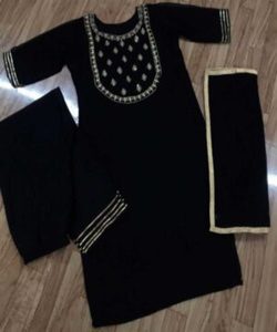 Vêtements islamiques pour femmes musulmanes pakistanaises mode cousue boutique de vêtements de pelouse trois pièces pour l'Aïd mariage fête - Product Image 2