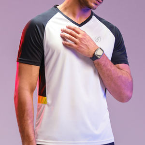 Venta caliente O-cuello de los hombres XL Pantalones cortos de entrenamiento y camiseta de secado rápido Absorbe la humedad Casual Fitness Sports Runnin - Product Image 2