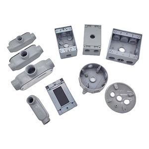 Kích thước đầy đủ màu xám Threaded LB LL LR ống dẫn cơ thể Die Cast Nhôm đóng dấu thép Bìa ống dẫn phụ kiện - Product Image 5