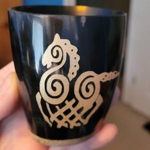 Cuerno Vikingo para Beber con Diseño de Animales Tallado, Ecológico, Auténtico, Seguro para Alimentos, Sin Fugas, para Cerveza, Superventas - Product Image 3