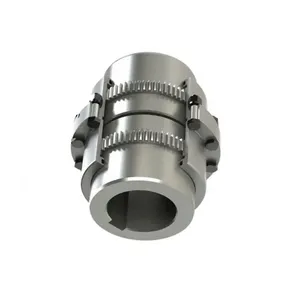 Proveedor directo de fábrica, acoplador rodante flexible personalizado, diafragmas dobles de aluminio, máquina de acoplamiento de engranajes, precio de fabricante - Product Image 1