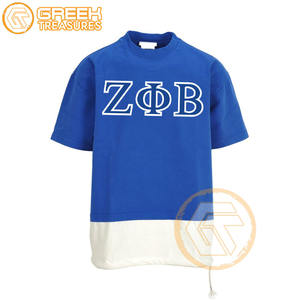 Venta al por mayor personalizada Zeta Phi Beta mujeres camiseta ropa algodón camisetas más finas mujeres fraternidad prendas - Product Image 1