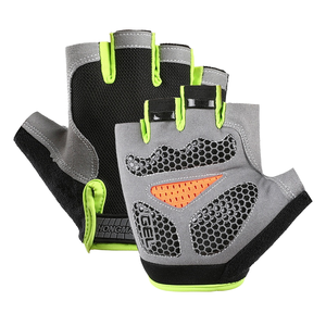 SMART SHINE ENTERPRISES Gants de cyclisme unisexes mi-doigts en microfibre, respirants, antidérapants, pour la gym, l'entraînement et les activités de plein air - Product Image 5