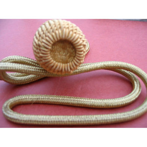 สายถักปมผ้าทอสำหรับใช้ในบ้านเข็มขัดดาบเป่าสีทองสีน้ำเงิน - Product Image 2