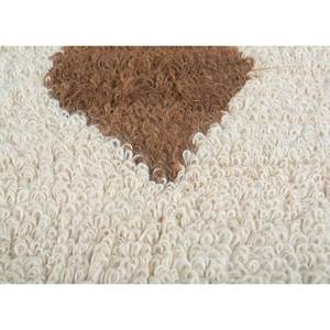 พรมขนสัตว์ถักมือสีเบจและสีน้ำตาล รุ่นซูริ ขนาด 9x12 ฟุต รูปทรงสี่เหลี่ยมผืนผ้า ลายเรขาคณิต สำหรับห้องนั่งเล่นหรือทางเดินในบ้าน-PAE-1384 - Product Image 3