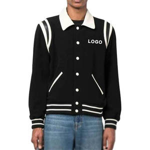 เสื้อแจ็คเก็ตสีดำสำหรับผู้ชายเสื้อผ้าฤดูหนาว - Product Image 1