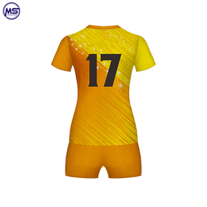 Uniforme de volley-ball en différentes couleurs, Logo personnalisé imprimé, uniforme de volley-ball léger de haute qualité pour hommes et femmes - Product Image 6