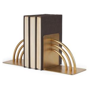 Elegantes sujetalibros de metal de primera calidad con una construcción duradera y acabados elegantes para un toque sofisticado a sus estanterías - Product Image 1